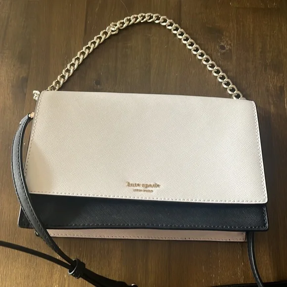Kate spade convertible shoulder bag crossbody chain color block - Picture 2 of 7
